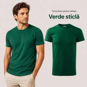 Tricou Bărbat Simplu Malfini Basic, 100% Bumbac, Regular Fit, casual office Guler Rotund, Multiple Culori XS - 5XL - Img 70