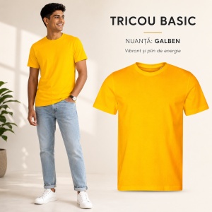 Tricou bărbătesc Malfini Edge 813, 190 g/m², guler rotund, S–6XL, 7 culori disponibile - Img 11