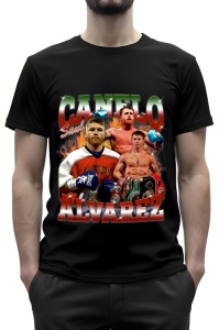 Tricou barbati - Canelo Alvarez - box, legendă, abilitate, precizie, tehnică, Mexic, putere, determinare, campion, disciplină