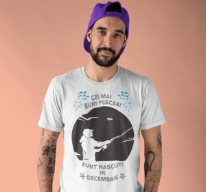 Tricou barbati haios personalizat - Cei mai buni pescari - din bumbac, personalizat - Cadou