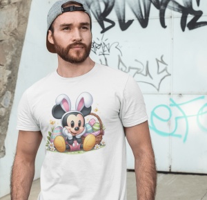 Tricou Barbati Haios Personalizat - Easter Mickey - Cadou