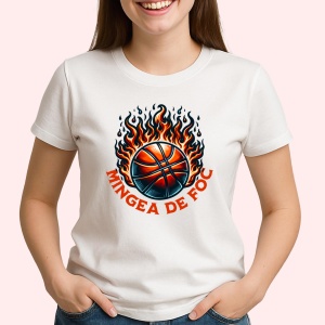 Tricou Basket, Mingea de foc - Basketball - Burn Game - Copii | Dama | Barbat - Img 3