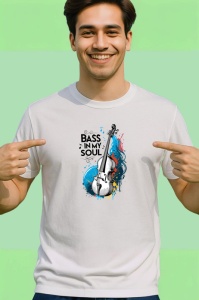 Tricou Bass In My Soul Violoncel, Copii | Dama | Barbat - Img 2