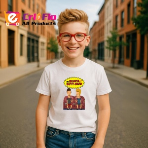 Tricou Beavis and Butthead umor clasic cu doi adolescenti nonconformisti, Copii | Dama | Barbat - Img 7