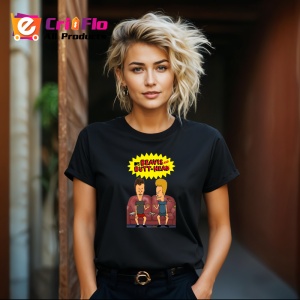 Tricou Beavis and Butthead umor clasic cu doi adolescenti nonconformisti, Copii | Dama | Barbat , tricou negru - Img 8
