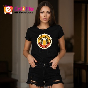 Tricou Best Beer Badge, din bumbac 100%, tricou negru, Dama | Barbat - Img 5