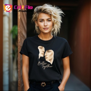 Tricou Better Togheter doua fete v2, Copii | Dama | Barbat , tricou negru - Img 8