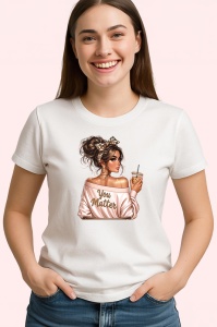 Tricou boss girl you matter, boss girl contezi, Copii | Dama | Barbat - Img 4