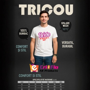Tricou bride bachelorette party design petrecere burlacite, Copii | Dama | Barbat - Img 5