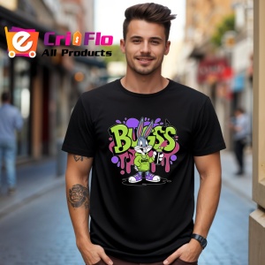 Tricou Bugs Bunny Break Limits Style Copii | Dama | Barbat, negru - Img 13