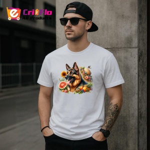 Tricou caine ciobanesc german fructe pepene cocktail vara, Copii | Dama | Barbat - Img 4