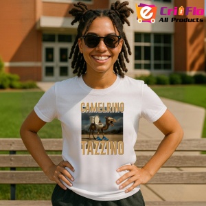 Tricou Camelrino Tazzino Camel ** Tralalero Tralala Copii | Dama | Barbat - Img 12