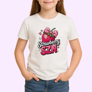 Tricou Capsuna Sezonul capsunilor, Fructe, Copii | Dama