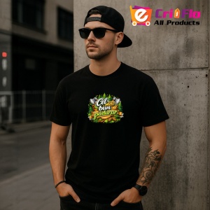 Tricou Cel Mai Bun Padurar Peisaj Verde V3, din bumbac 100%, tricou negru Dama | Barbat - Img 7
