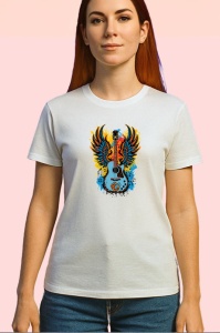 Tricou Chitara Aripi Colorate, Copii | Dama | Barbat - Img 4