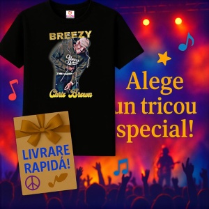 Tricou Chris Brown - Hoodie Down, muzica Hip-Hop / Trap, Dama | Barbat | Copii, Culoare Negru - Img 15