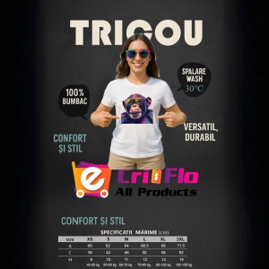 Tricou Cimpanzeu cu ochelari reflectand natura Copii | Dama | Barbat - Img 10