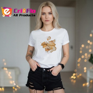 Tricou Coffee Splash Quote, din bumbac 100%, tricou alb, Dama | Barbat - Img 5