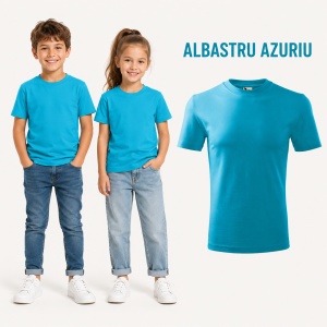 Tricou Copii Basic Malfini – 100% Bumbac, Mânecă Scurtă, 33 Culori pentru Fete și Băieți, Calitate Premium - Img 12