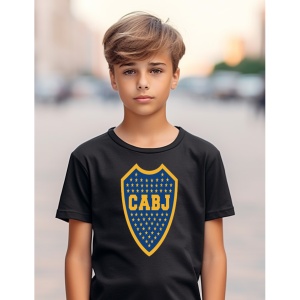 Tricou copii Boca Juniors din bumbac 100% - Img 7