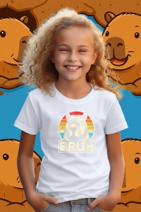 Tricou copii Capybara - BRUH 3 - Img 2