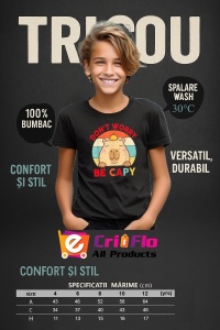 Tricou copii Capybara - Nu iti face griji, fii capy - Img 6