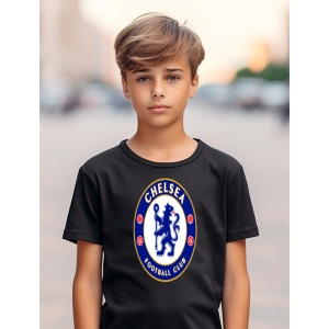 Tricou copii Chelsea FC din bumbac 100% - Img 7