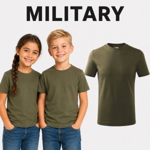Tricou Copii Clasic Basic Kids, Băiat/Fată, Bumbac 100% Confortabil, 160 g/m², Mărimi 4–12 ani - Img 29