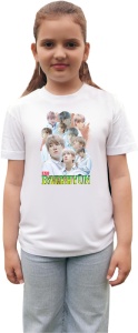 Tricou copii cu formatia BAEKHYUN EXO 1 , din bumbac 100% - Img 3
