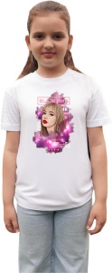 Tricou copii cu formatia BLACK PINK JISOO , din bumbac 100%