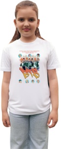 Tricou copii cu formatia BTS 11 , din bumbac 100% - Img 2