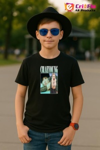 Tricou copii cu formatia CHAEYOUNG 2 , din bumbac 100% - Img 5