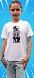 Tricou copii cu formatia GOT7 , din bumbac 100% - Img 8