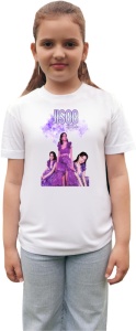 Tricou copii cu formatia JISSO PURPLE , din bumbac 100% - Img 3