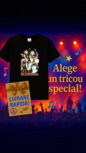 Tricou copii cu formatia LISA 7 , din bumbac 100% - Img 6