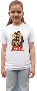 Tricou copii cu formatia LISA 9 , din bumbac 100% - Img 3