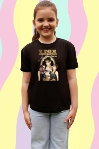 Tricou copii cu formatia LISA GOLD , din bumbac 100%