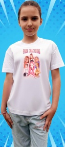 Tricou copii cu formatia PARK CHAEYOUNG ROSE , din bumbac 100% - Img 7