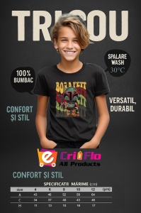 Tricou Copii din bumbac 100%, personalizat cu personajul Boba Fett - Img 9