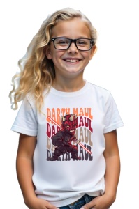 Tricou Copii din bumbac 100%, personalizat cu personajul Darth Maul