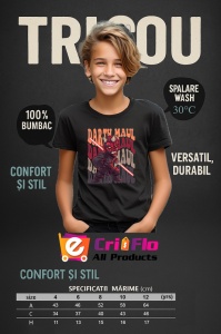 Tricou Copii din bumbac 100%, personalizat cu personajul Darth Maul - Img 9