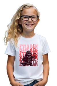 Tricou Copii din bumbac 100%, personalizat cu personajul Kylo Ren