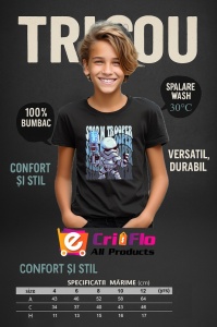 Tricou Copii din bumbac 100%, personalizat cu personajul Storm Trooper - Img 9