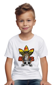 Tricou copii din bumbac 100% Street Music Lover, cu imprimeu pentru copii, îmbrăcăminte confortabilă, modă copii, cadou ideal