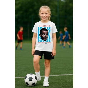 Tricou Copii din bumbac cu fotbalistul Alexander Isak-Newcastle United - Img 8