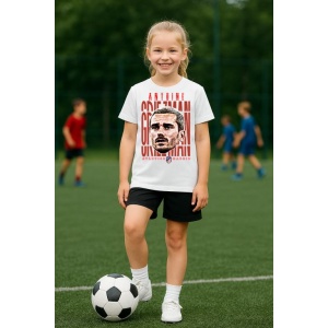 Tricou Copii din bumbac cu fotbalistul Antoine Griezmann-Atletico Madrid - Img 8