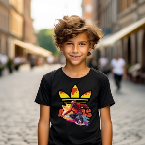 Tricou copii din bumbac personalizat haios Being a Skater - Cadou