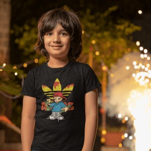 Tricou copii din bumbac personalizat haios Buddy - Cadou - Img 4