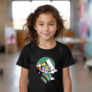 Tricou copii din bumbac personalizat haios cu Bugs Bunny din desene Looney Tunes - Cadou
