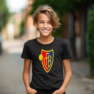 Tricou copii FC Basel din bumbac 100% - Img 6